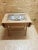 Mid-Century Sewing Table with Tiles in the Style of H. Wegner For Sale - Image 4 of 4