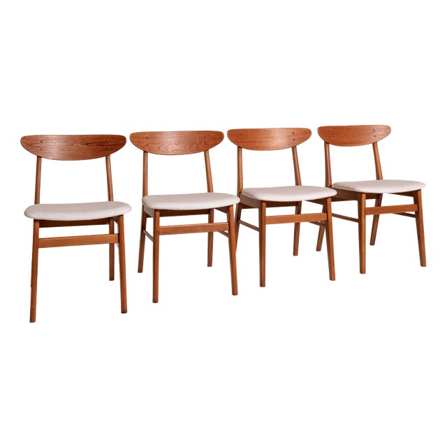 Vintage Danish Monaco Chairs from Farstrup Møbler, 1960s, Set of 4 For Sale