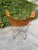 Aa butterfly chair for Airborne 1950. Cognac leather seat white stitching like new sellier. Original structure in good...