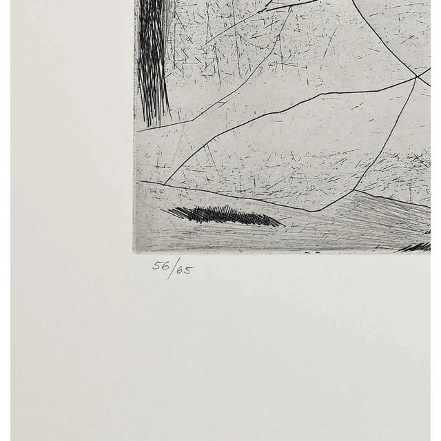 Marino Marini - Composition II - Etching - 1969 For Sale - Image 3 of 4