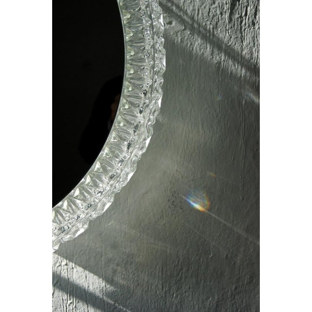 Large Vintage Mirror Lamp from Glashütte Limburg For Sale - Image 4 of 9