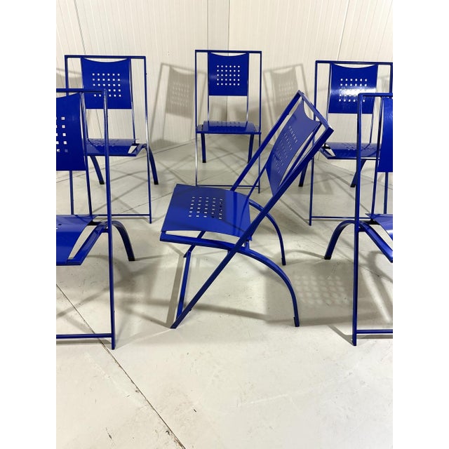 Vintage Sinus Dining Chairs by Karl Friedrich Förster for KFF, 1980s, Set of 6 For Sale - Image 12 of 18