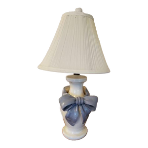 Betlar Ca. Ceramic Lamp With Blue Bow