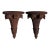 Vintage Neoclassical Acanthus Architectural Wall Corbels, Pair For Sale