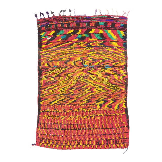 Vintage Talsint Moroccan Rug - 05'01 X 07'06 For Sale