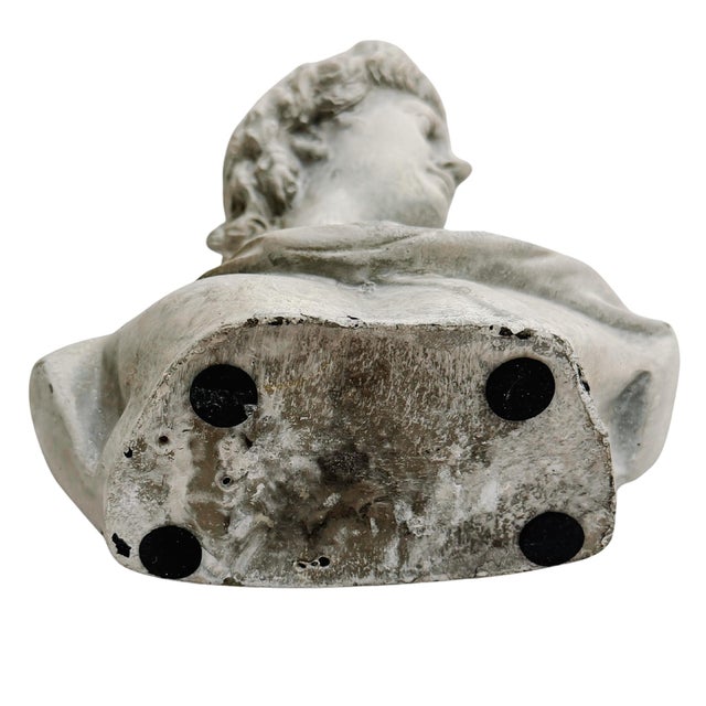 Late 20th Century Classical Apollo of Belvedere Concrete Bust For Sale In San Diego - Image 6 of 7