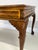 Mid 20th Century Large English Chippendale Style Burl Walnut Partners Desk With Ogee Molded Drawers For Sale - Image 17 of 18