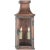 Chapman & Myers for Visual Comfort Signature Bedford Medium 3/4 Lantern in Natural Copper For Sale