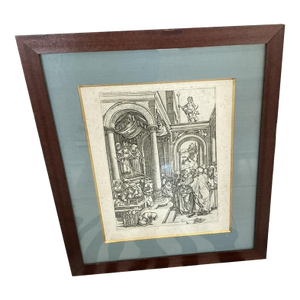 Antique Print by Albrecht Durer - l'Apparition De Sa Saintete