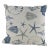 Coastal Seashell and Starfish Print Pillow – Oceanic Charm For Sale