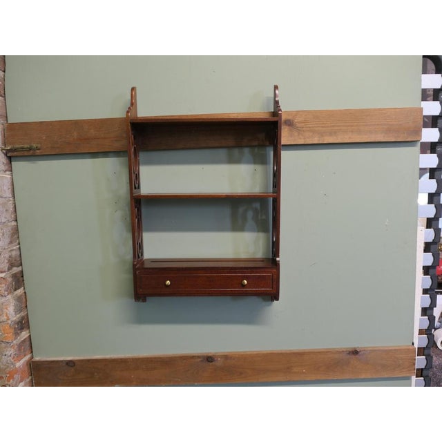 1960s Wall Hanging Shelves with Drawer, 1960s For Sale - Image 5 of 7