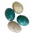 Mid 20th Century Italian Marble Eggs Set of 4 For Sale