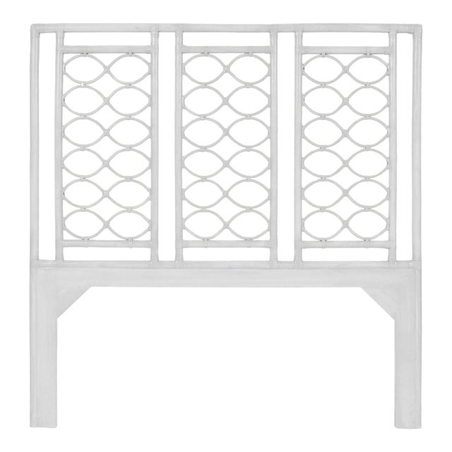 Infinity Headboard Queen - White For Sale