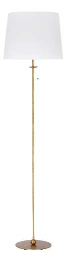 Large Scandinavian Raw Brass Uno Table Lamp from Konsthantverk