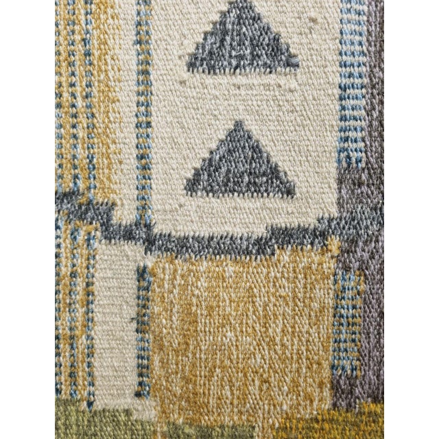 Handwoven Woollen Tapestry from Éva Németh, Hungary, 1970s For Sale - Image 13 of 14