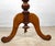 Antique Victorian English Round Tripod Side Table in Mahogany, 1890 For Sale - Image 6 of 8