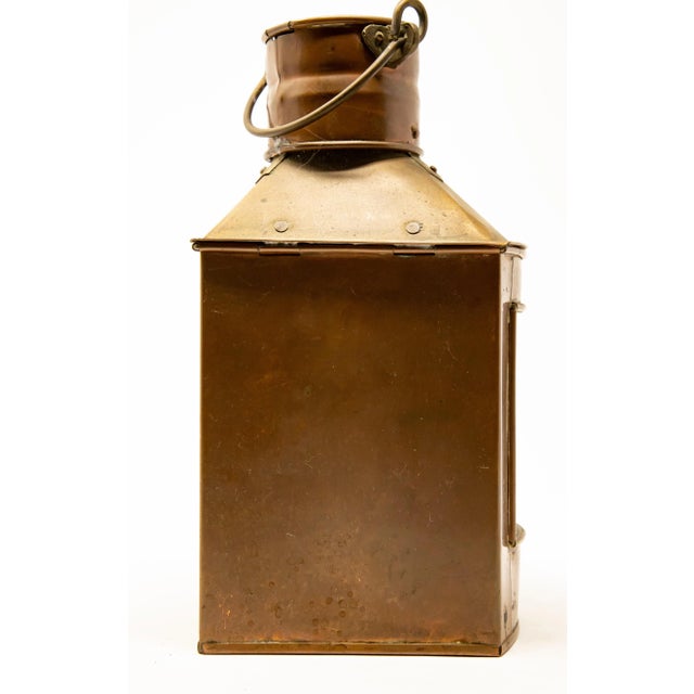 1902 Copper Starboard Ship Lantern by Tung Woo For Sale - Image 12 of 13