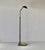 Koch & Lowy 1980s Koch and Lowy Telescoping Brass Floor Lamp Conical Shade Detail Vintage Modern For Sale - Image 4 of 18