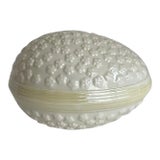 1960's Belleek Porcelain Figurative "Easter Egg" Decorative Piece For Sale