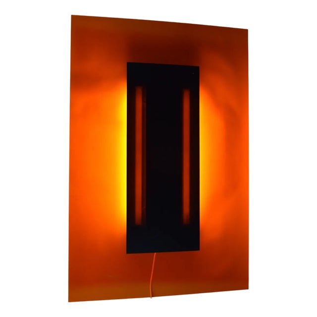 Italian Sculptural Light Panel by Johanna Grawunder, 1980 For Sale