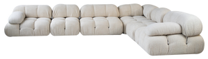 Camaleonda Sofa Set in Bouclet Wool by Mario Bellini for B&b Italia / C&b Italia, 1972, Set of 6