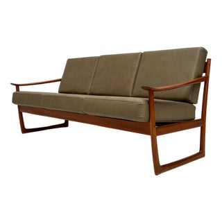 Vintage Danish Teak 3-Seater Sofa FD 130 by Peter Hvidt & Orla Mølgaard-Nielsen for France & Daverkosen, 1960s For Sale