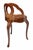 19th C Venetian Walnut Petite Vanity Stool Chair W Cane Seat For Sale In Los Angeles - Image 6 of 6