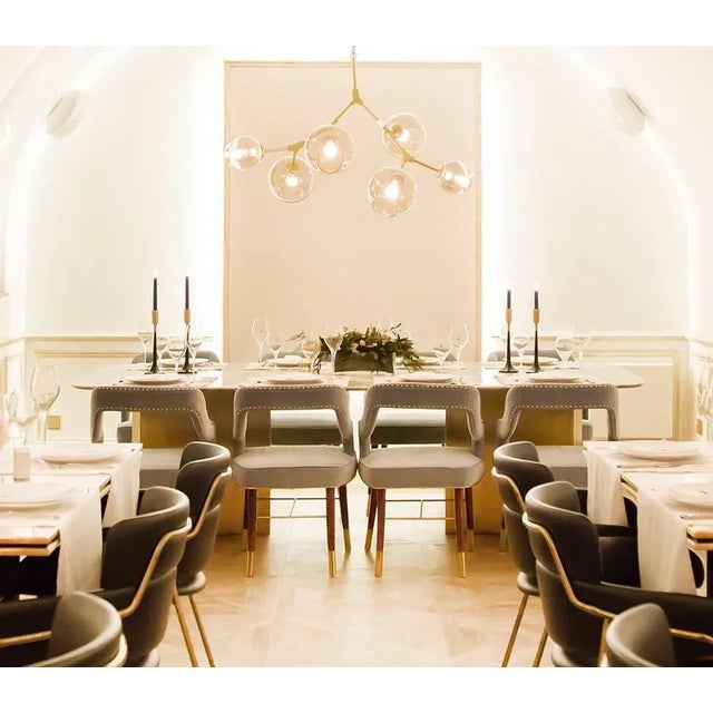 Textile Kelly Dining Chair by Ottiu For Sale - Image 7 of 8