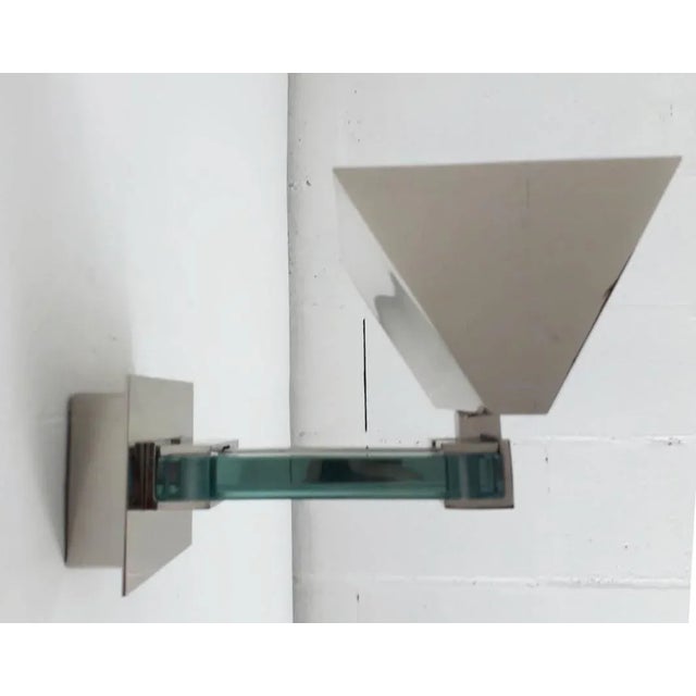 Art Deco Mid 20th Century Art Deco Sconce by Fratelli Martini For Sale - Image 3 of 11