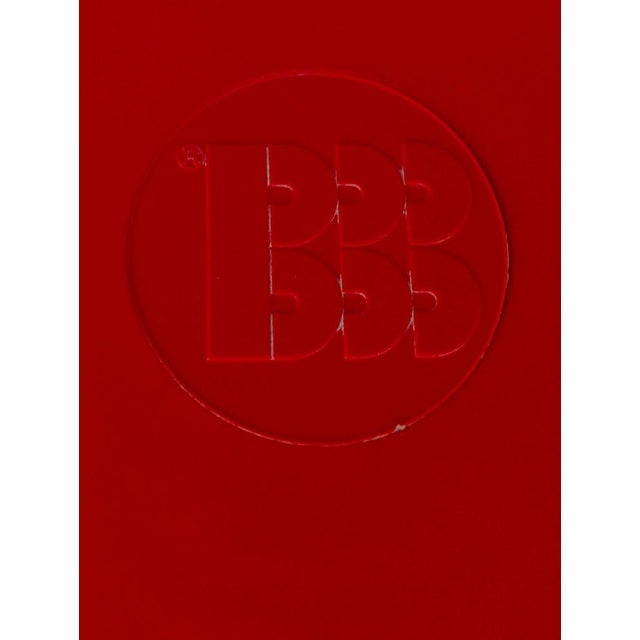 Vintage Jeep Modular Red Plastic Shelving Unit by De Pas, Durbino & Lomazzi for Bonacina, Italy, 1970s, Set of 6 For Sale - Image 12 of 14