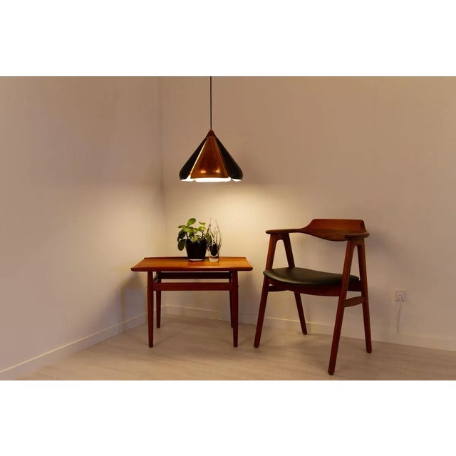 Danish Copper and Black Pendant Lamp, 1960s For Sale - Image 17 of 18