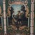 Antique Hand Painted Leather on Board Four Panel Dressing Screen 20thC For Sale - Image 9 of 9