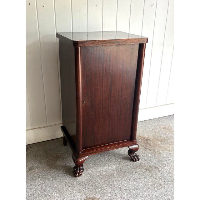 Antique Clawfoot Music Cabinet For Sale - Image 4 of 6