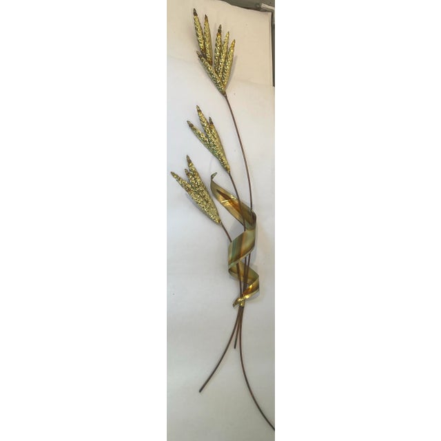 Nice vintage wheat design brutalist wall art