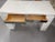 Off-white 1980s Lacquer and Chrome Vintage Desk For Sale - Image 8 of 12
