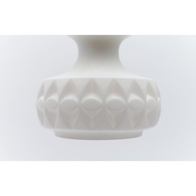 White White 3D Glass Hanging Lamp by Peill & Putzler, 1960s For Sale - Image 8 of 11