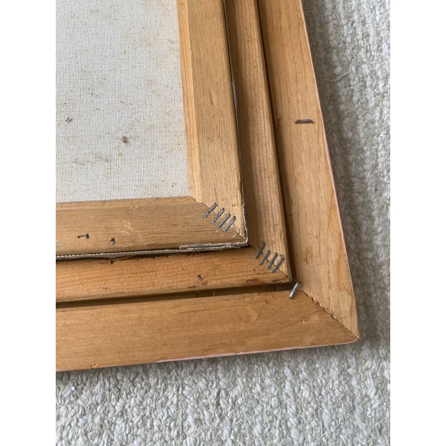 1980s Jane Mabry Original Large Oil Painting "Sail Boat Palace" For Sale - Image 11 of 12