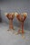 Mid 20th Century Pair of Hollywood Regency Mahogany Swan Jardinières / Planters For Sale - Image 5 of 14