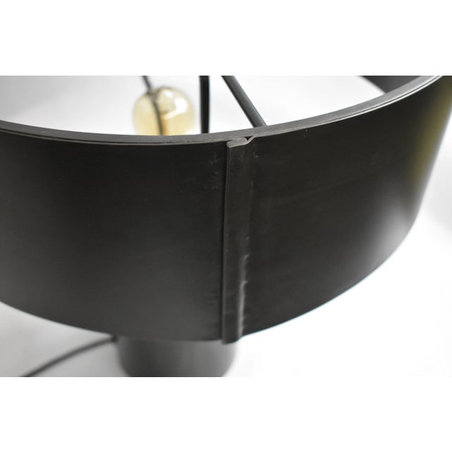 Black Berlin Table Lamp With Shade For Sale - Image 4 of 6