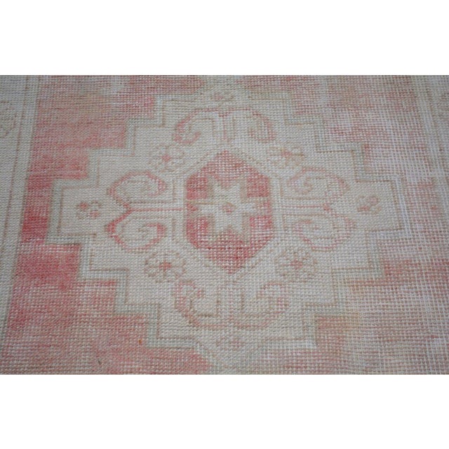 Turkish Vintage Turkish Anatolian Hand Knotted Wool Rug, 2'7''x9' For Sale - Image 3 of 5