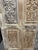 Mid-Century Modern Vintage Hand-Carved Wood Doors – Decorative Craved Barn Doors 80 For Sale - Image 3 of 7