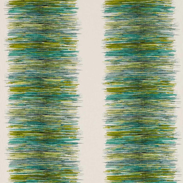Harlequin Chromatic Fabric in Emerald/Beryl/Lichen - a Sample For Sale