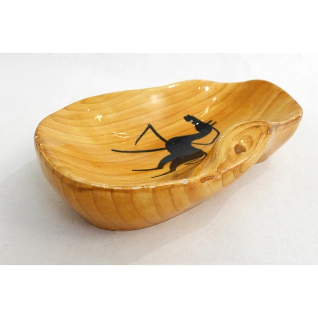 Bark Style Storage Cup by Grandjean-Jourdan Vallauris, 1970s For Sale - Image 10 of 10