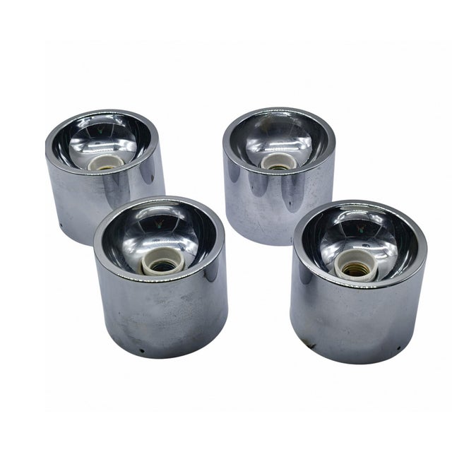 Metal Polished Chrome Metal Spotlight from Luci Italia, 1970s For Sale - Image 7 of 7