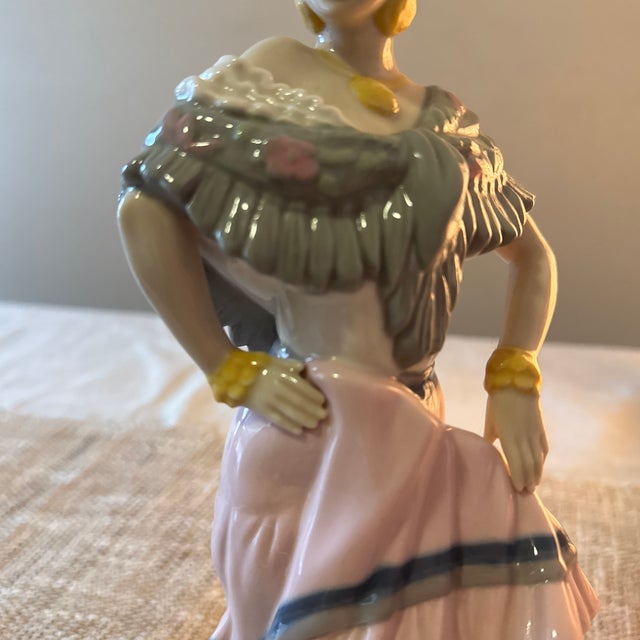 Large Flamingo Dancer Figurine Tropical For Sale - Image 10 of 10