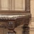19th Century French Walnut Louis XIV Style Marble-Top Console & Beveled Mirror For Sale - Image 12 of 12