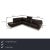 The CL 650 corner sofa from ERPO is covered with an anthracite -colored real leather and stands on narrow metal feet. It...