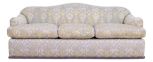 J. Robert Scott Green & Purple Upholstered Sofa