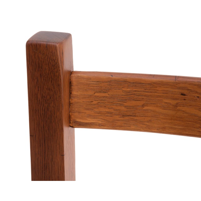Joseph McHugh Arts & Crafts Mission Oak Dining Chairs Mackmurdo Stickley Roycroft a Set of Four For Sale - Image 16 of 18