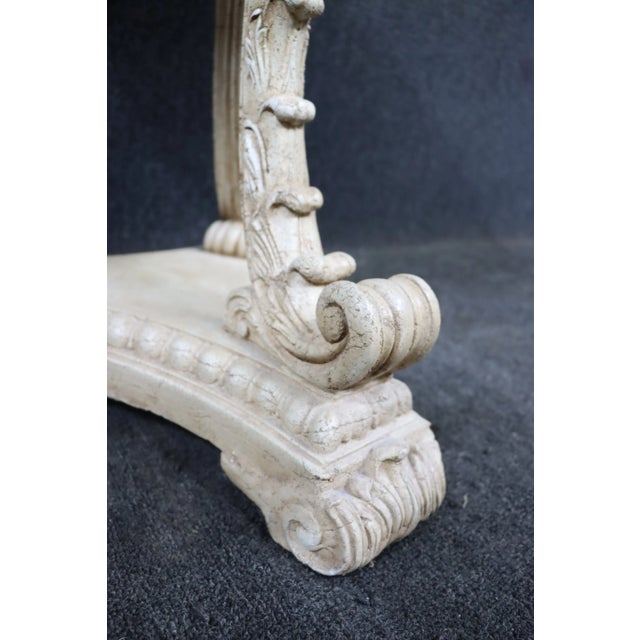 Stone Neoclassical Style Accent Table For Sale - Image 7 of 8